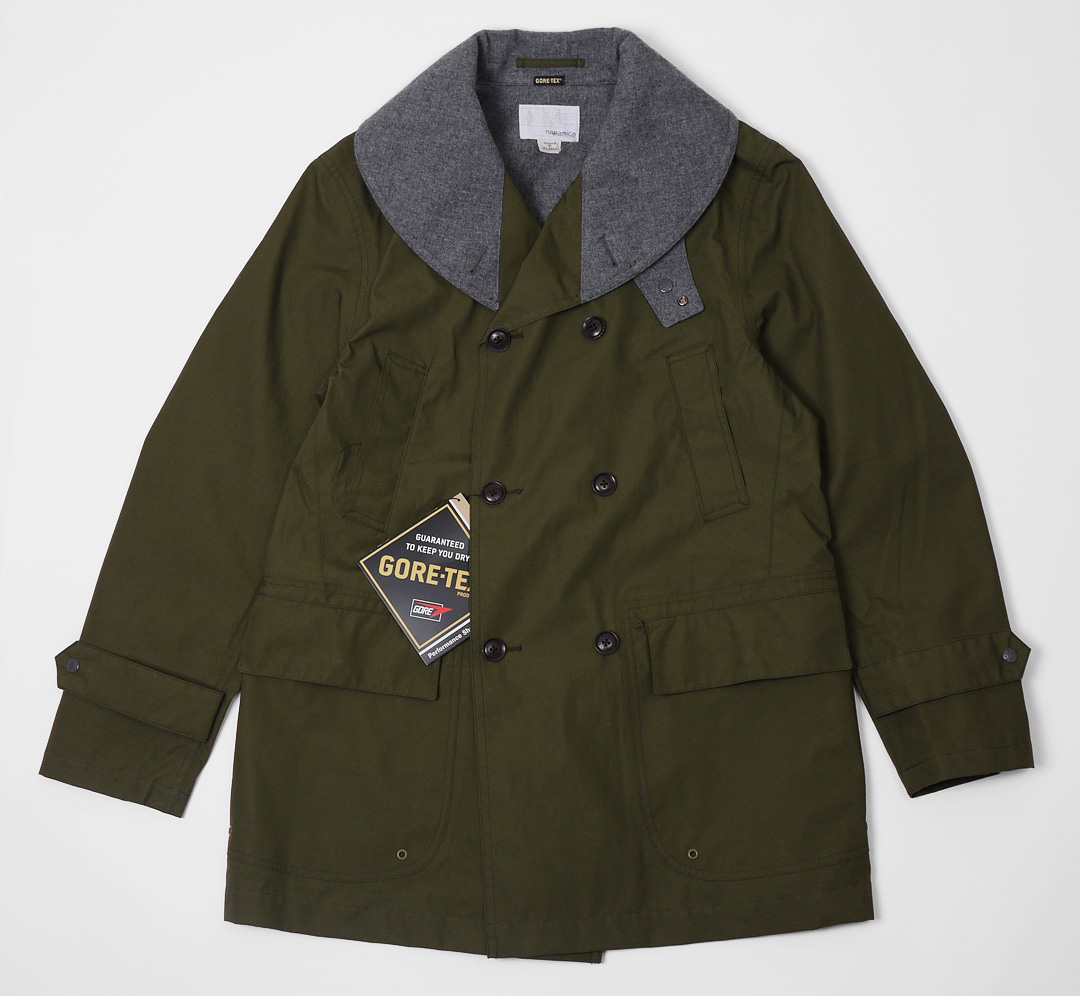 Nanamica's Goretex shawl collar coat found at Present