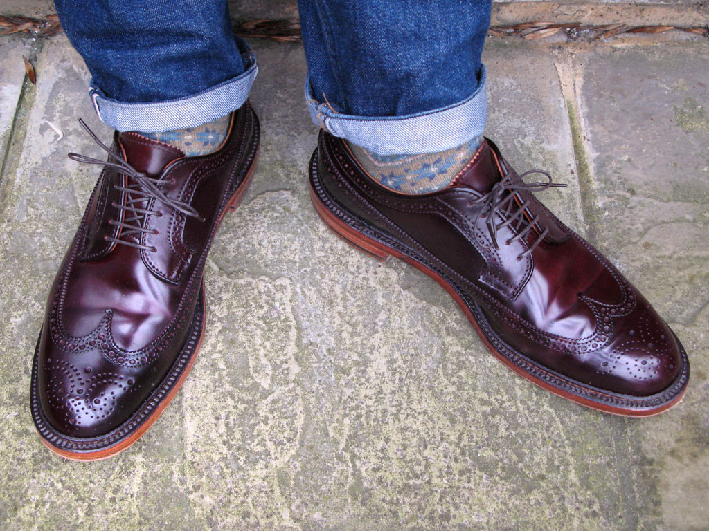 alden shell cordovan longwings