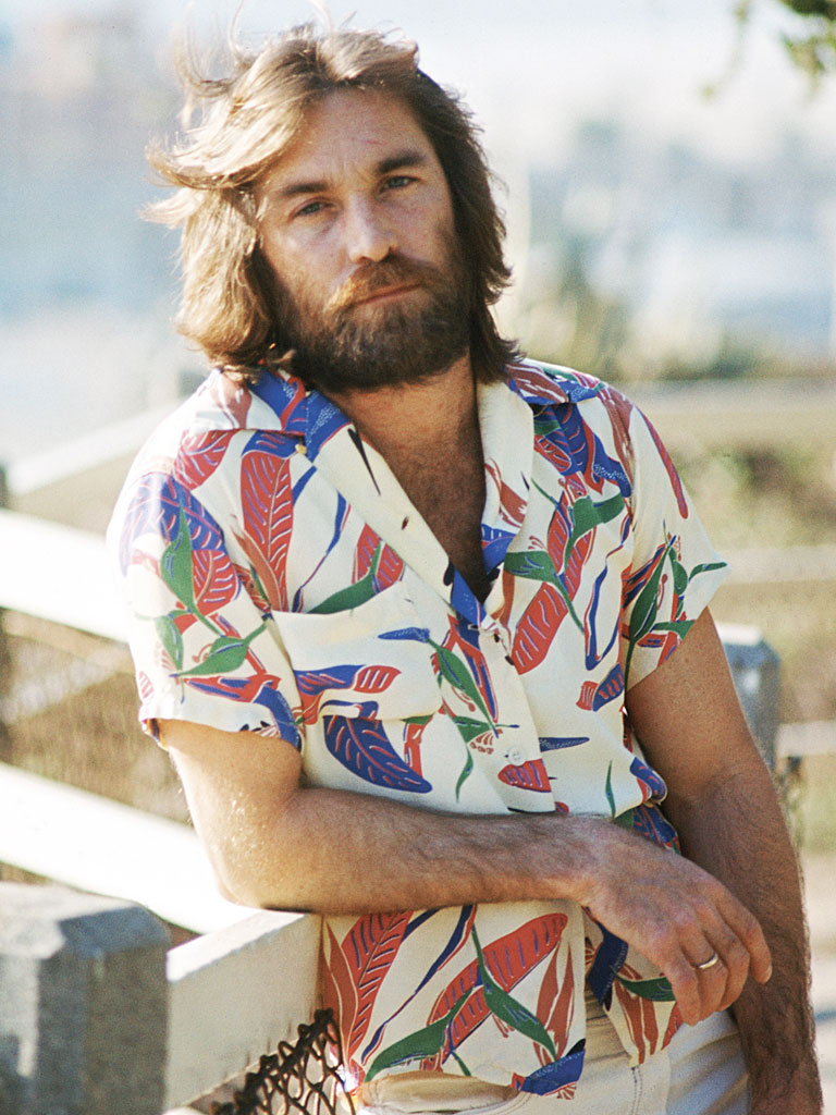 Dennis in the classic Hawaiian shirt