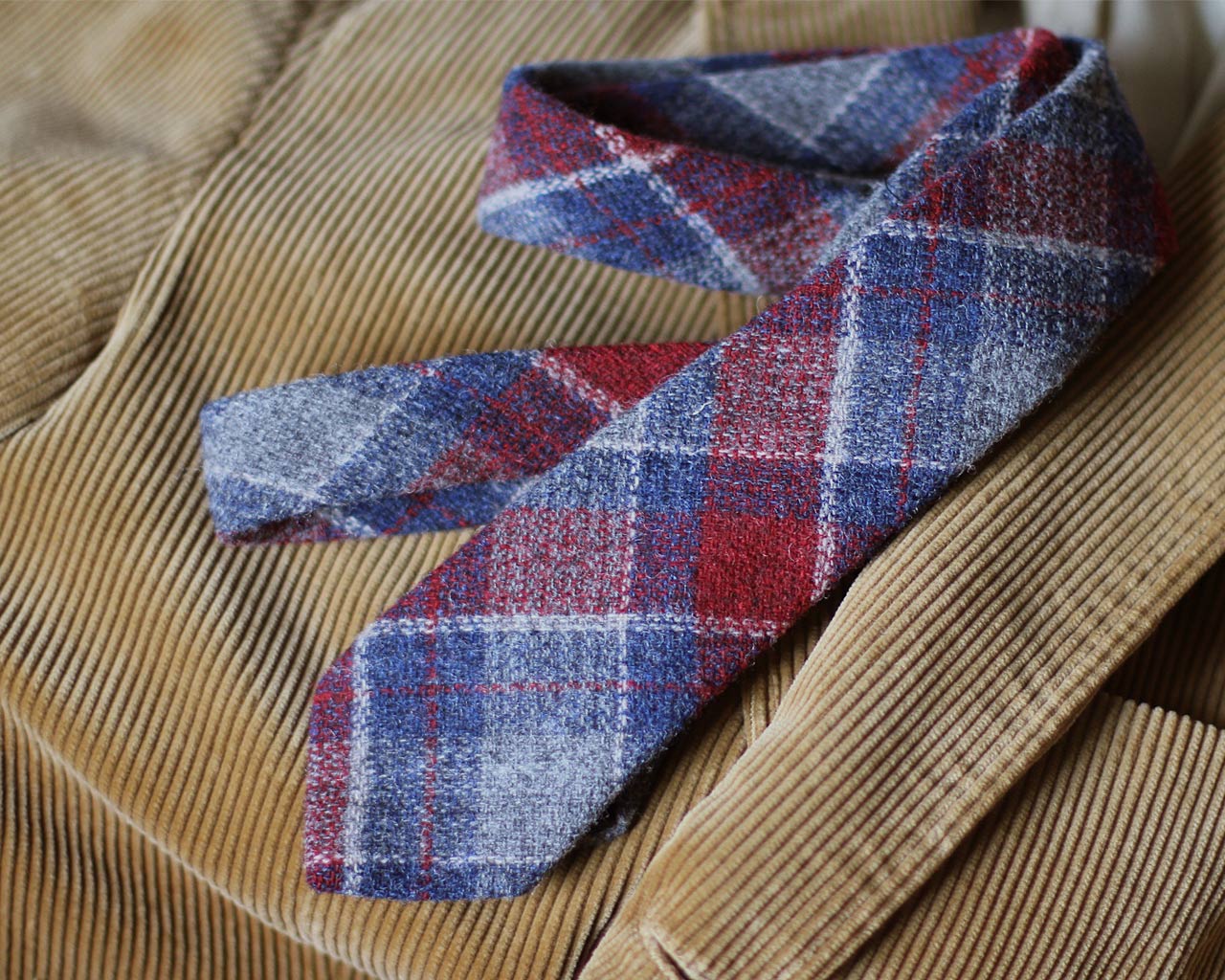 Steven Alan Tie in Woolrich Plaid, FW07