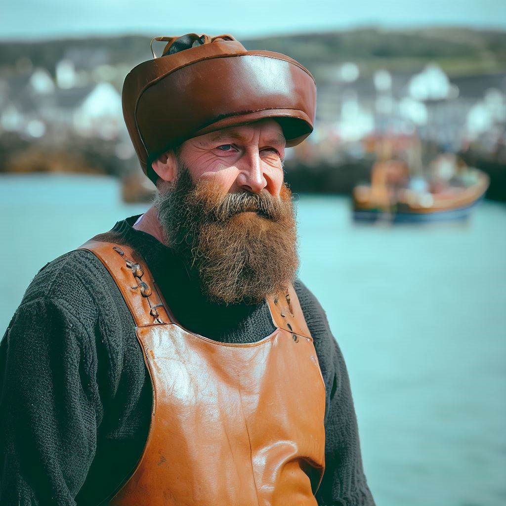 Guernsey fishermen's oilskins